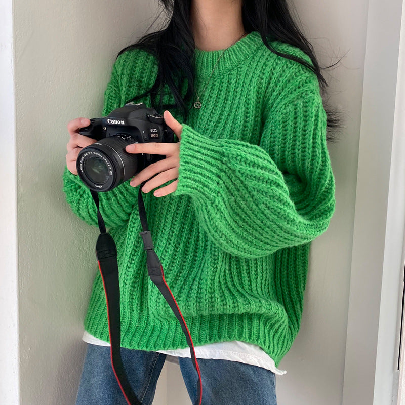 Dames Trui Gebreid Oversized Warme Modieuze Truien