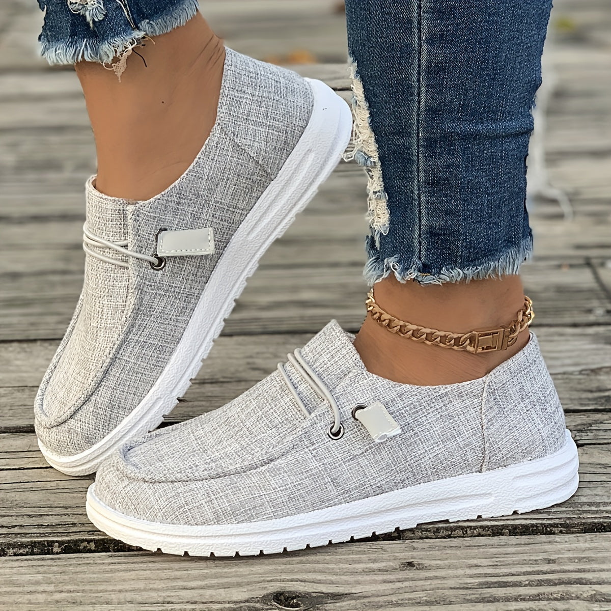 Dames Leer Instappers Zwart Comfortabele Casual Schoenen