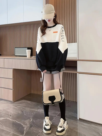 Dames Trui Colorblock Kleurrijk Modern Designer