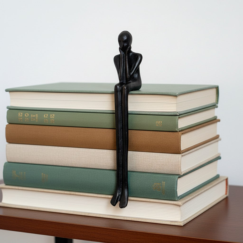 Geometrische Hondenbeeldje van IJzer – Minimalistisch Decoratief Sculptuur voor Bureau