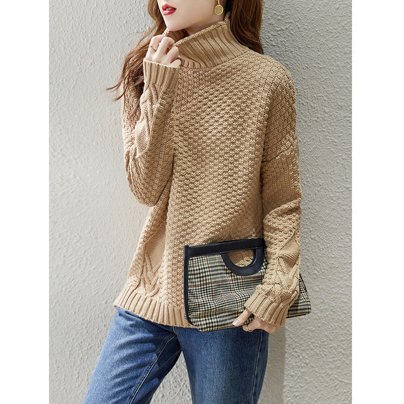 Dames Trui Gebreid Retro Stijl Elegante Look