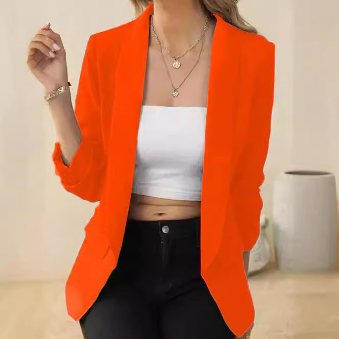 Dames Blazer Elegante Kantoorkleding Trendy Stijl