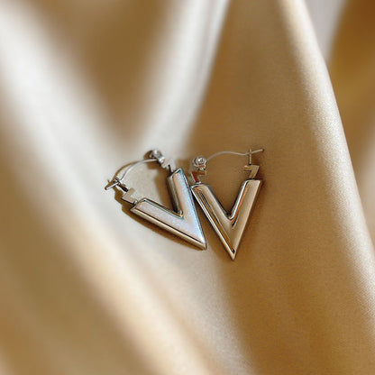 Elegante Geo Oorbellen V-Vorm voor Dames