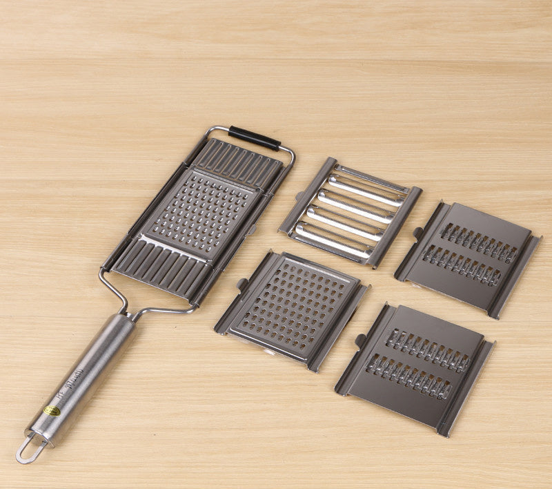 Roestvrijstalen Rasp – Multifunctionele Keukenrasp met Ergonomisch Handvat voor Groenten & Kaas