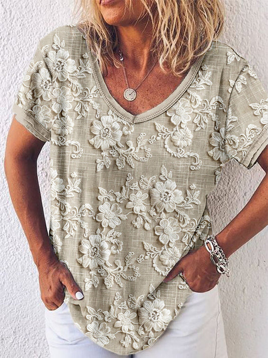 Bloemen Jurk Vrouw Elegante Zomerjurk - StudioMarella