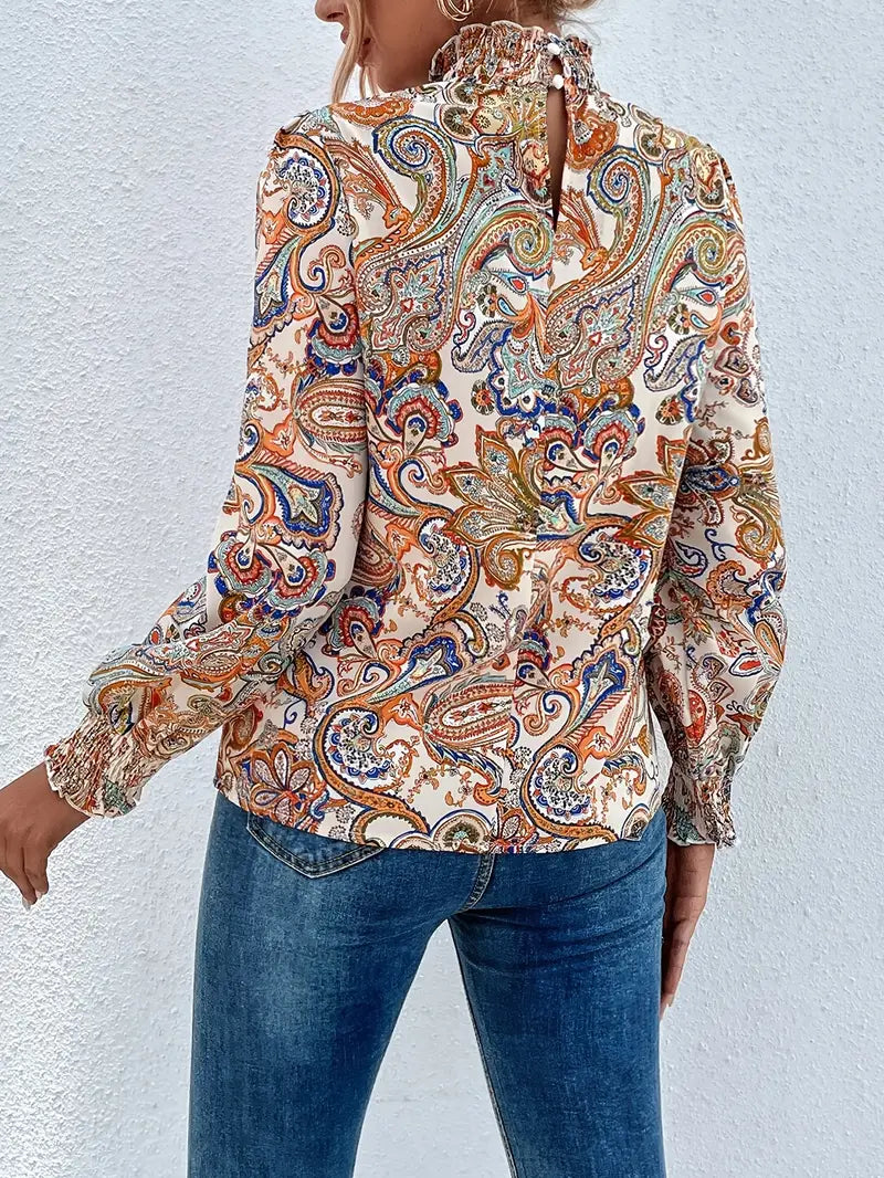 Dames Top Lange Mouwen Elegant Zwart