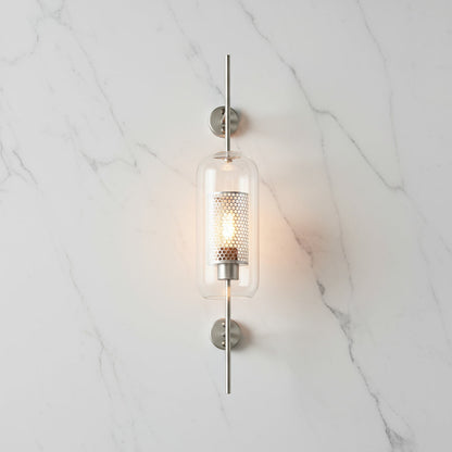 Moderne Glazen Wandlamp – Stijlvolle Verlichting met Klassieke Uitstraling