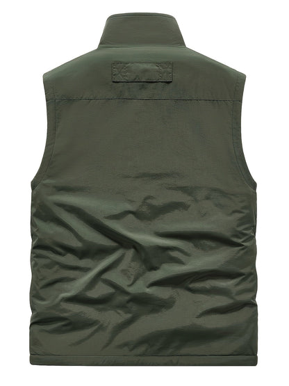 Reversibele Cardigan Zonder Mouwen voor Heren