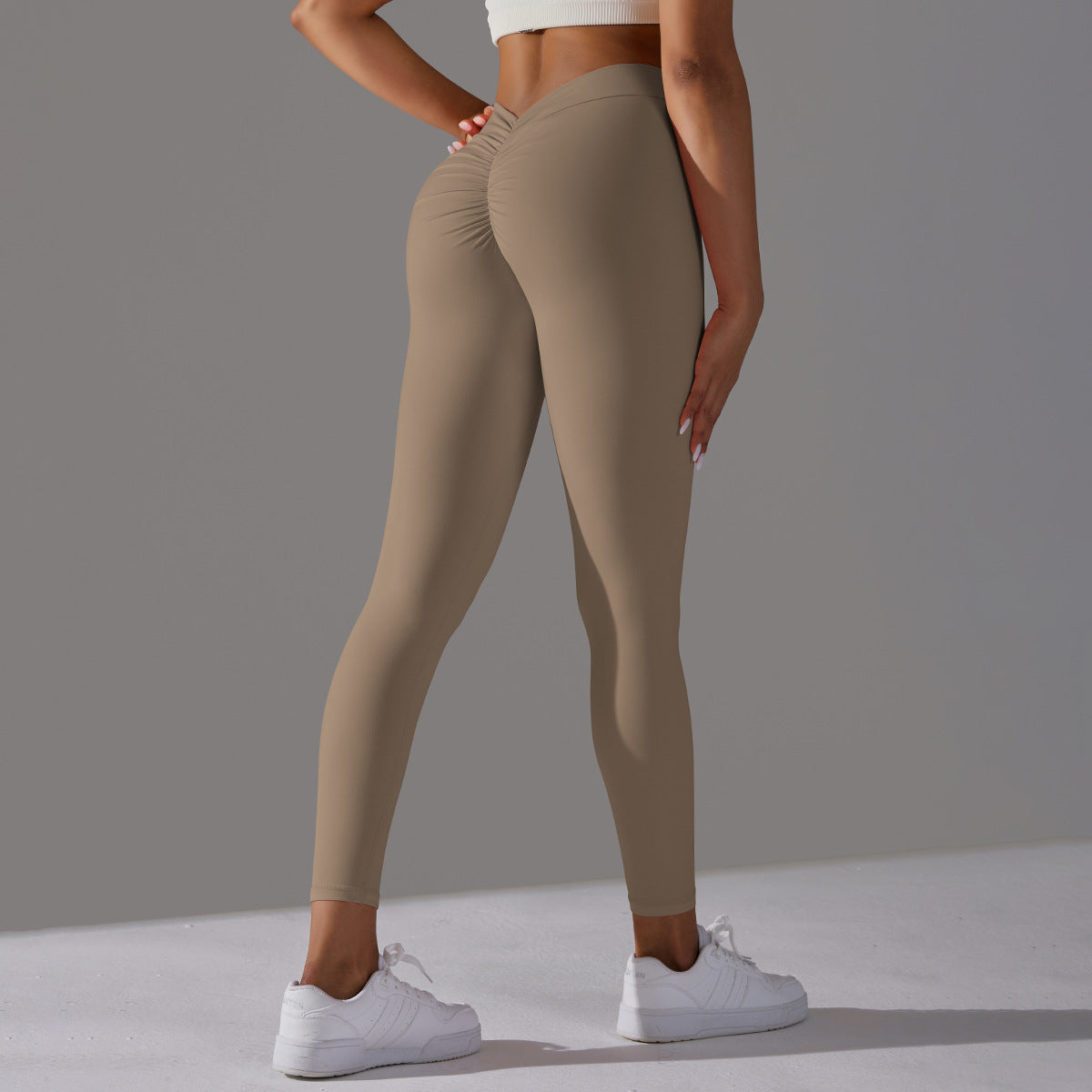 Dames Sportlegging met Push-Up Effect en Scrunch Detail