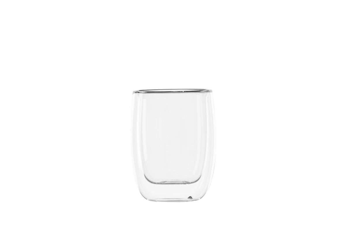 Koffiekopjes Glas Transparant 2 Stuks Modern Hittebestendig Ø7 Ø8