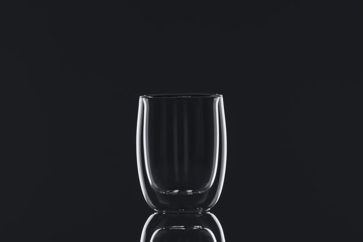 Koffiekopjes Glas Transparant 2 Stuks Modern Hittebestendig Ø7 Ø8