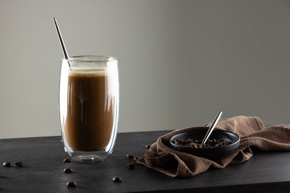 Koffiekopjes Glas Transparant 2 Stuks Modern Hittebestendig Ø7 Ø8
