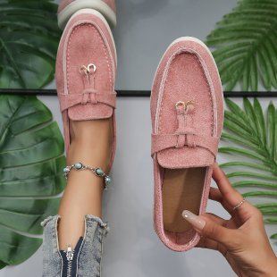 Dames Instappers Luxe Leer Comfortabele Schoenen