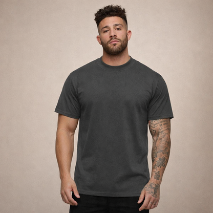 Heren T-shirt Slim Fit Ronde Hals Kort Mouwen