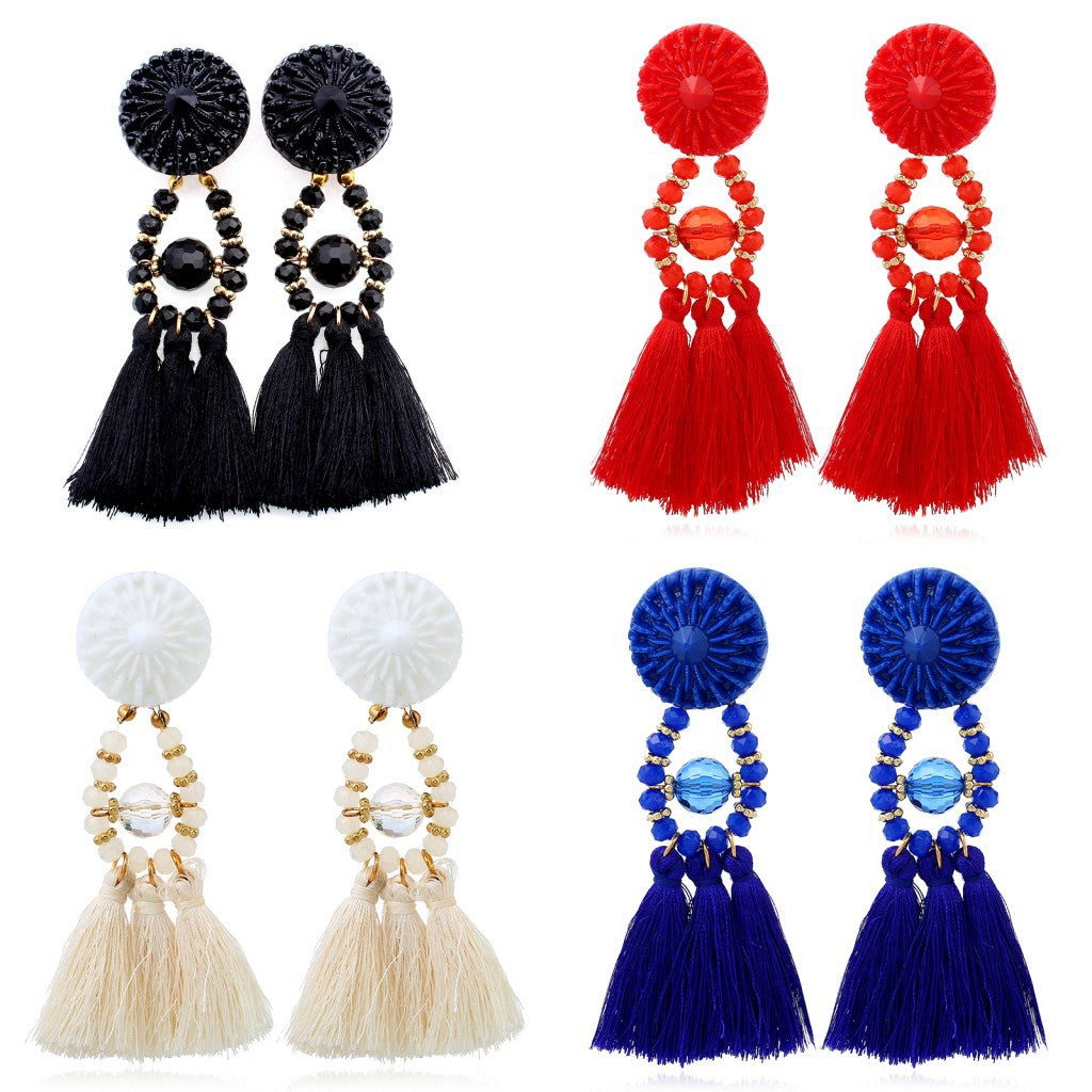 Dames Oorbellen met Kwastjes Grote Statement Oorbellen Trendy