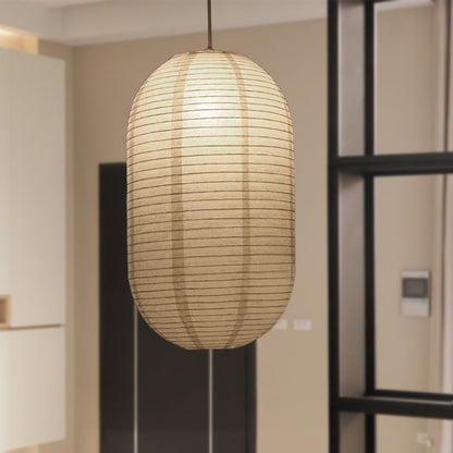 Japanse Rijstpapieren Hanglamp Wit Cilinder E26/E27 Woonkamer Slaapkamer Scandinavisch