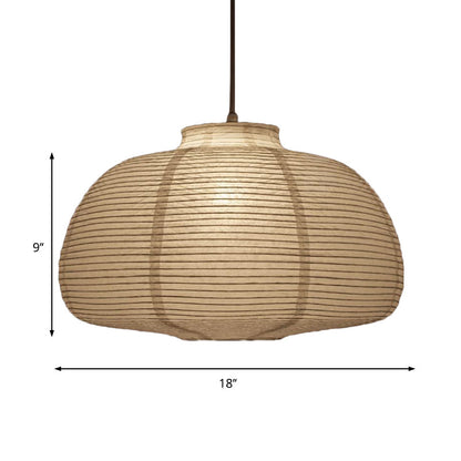 Japanse Rijstpapieren Hanglamp Wit Cilinder E26/E27 Woonkamer Slaapkamer Scandinavisch