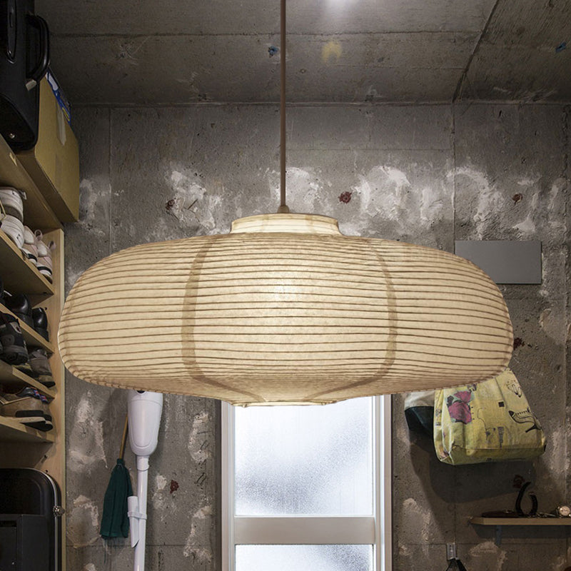 Japanse Rijstpapieren Hanglamp Wit Cilinder E26/E27 Woonkamer Slaapkamer Scandinavisch