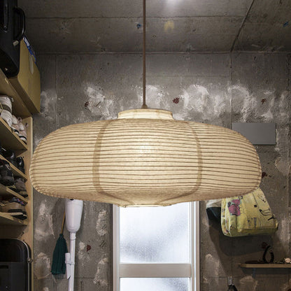 Japanse Rijstpapieren Hanglamp Wit Cilinder E26/E27 Woonkamer Slaapkamer Scandinavisch