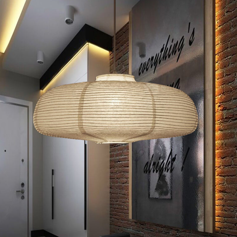 Japanse Rijstpapieren Hanglamp Wit Cilinder E26/E27 Woonkamer Slaapkamer Scandinavisch