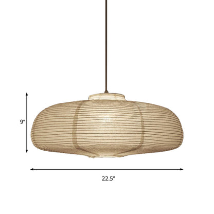 Japanse Rijstpapieren Hanglamp Wit Cilinder E26/E27 Woonkamer Slaapkamer Scandinavisch
