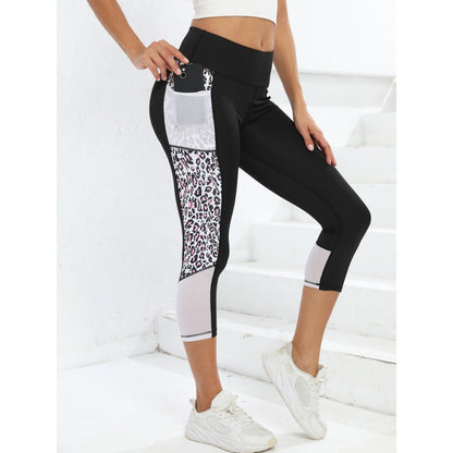 Yoga Legging Dames Hoge Taille Sportbroek Luipaard Print Comfortabel