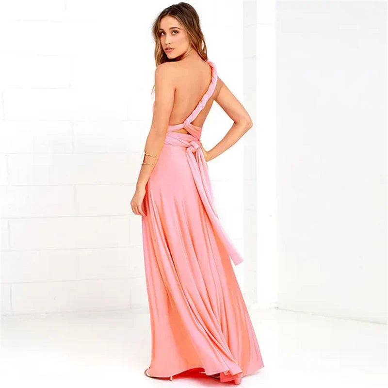 Elegante Jurk Met Meerdere Mogelijkheden