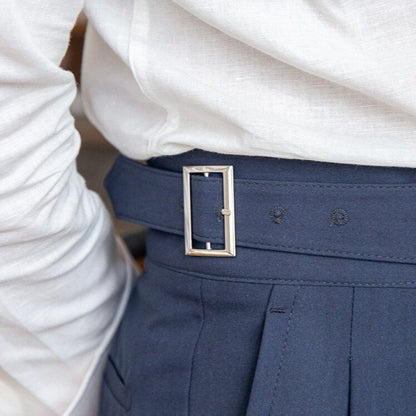 Heren Broek Casual Met Gesp voor Alledaagse Dracht