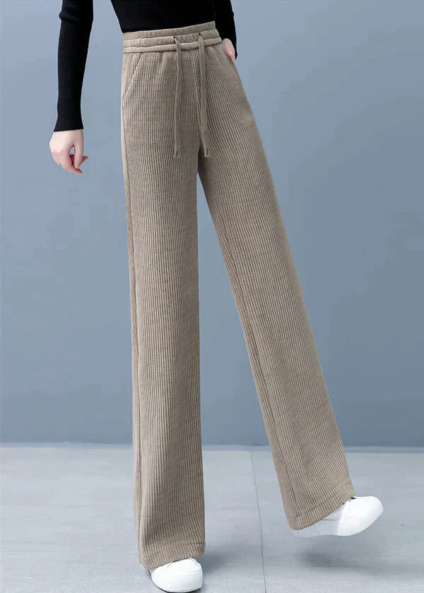 Elastische Broek met Luxe Stof en Comfortabele Pasvorm