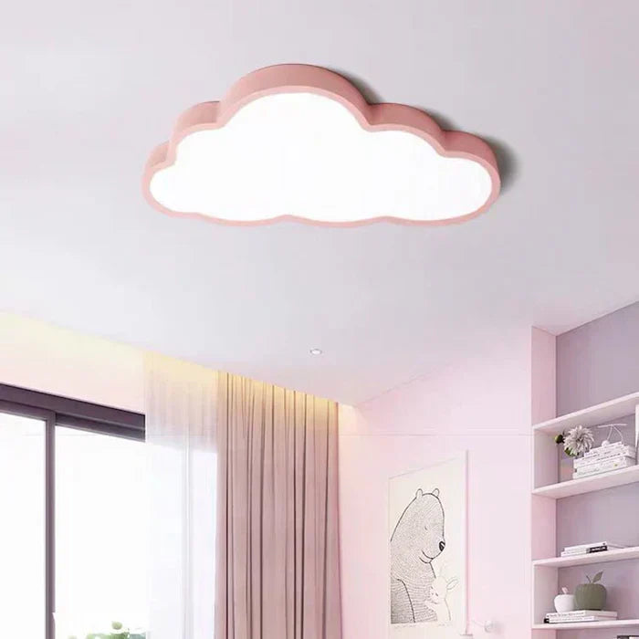 Kinderkamer plafondlamp met wolk design en warm led licht voor rustige en speelse verlichting