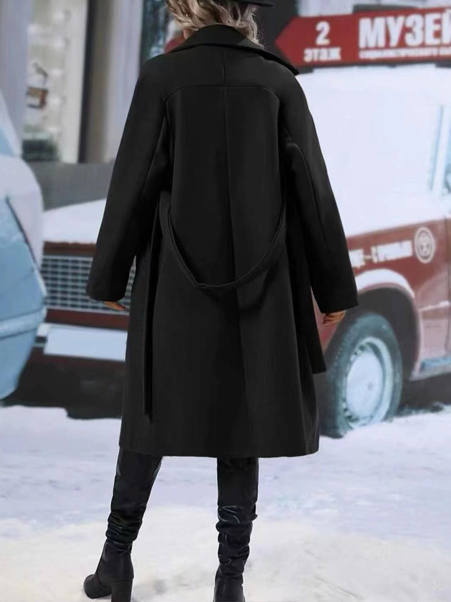Dames Trenchcoat Warm en Waterdicht voor Herfst en Winter