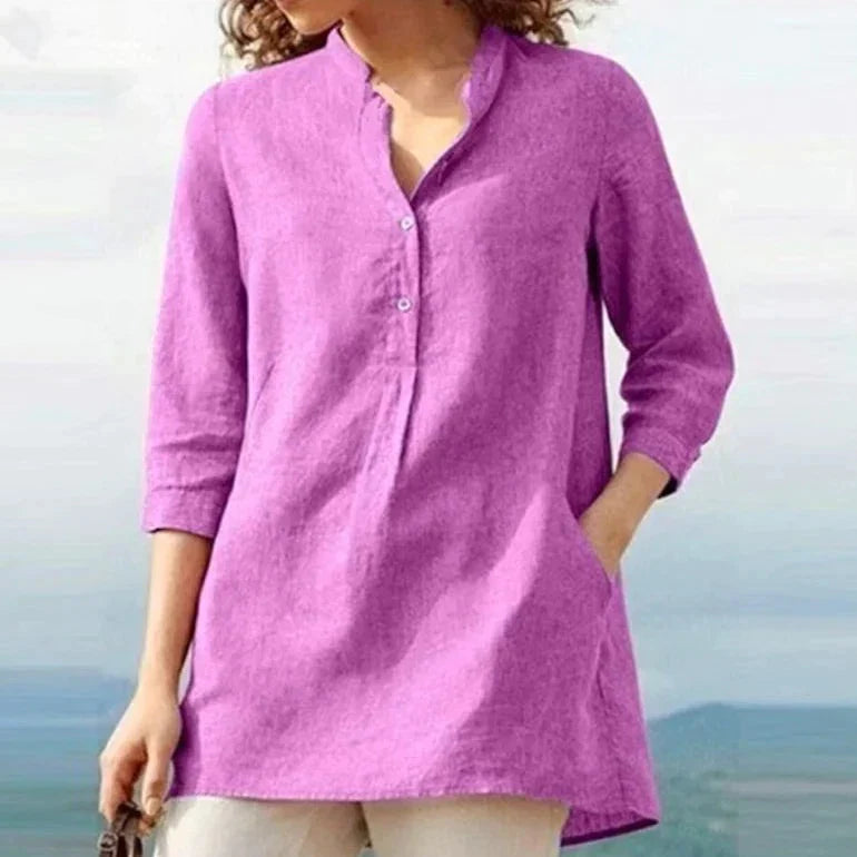 Dames Blouse Zacht en Comfortabel voor Dagelijks Gebruik