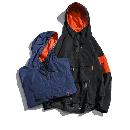 Waterdichte Mannenjas met Meerdere Zakken Outdoor