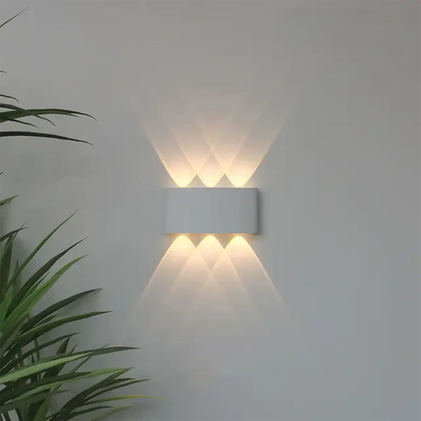 LED Wandlamp IP65 Binnen Buiten Gevellamp Patio Gang Up Down Light Zwart Wit