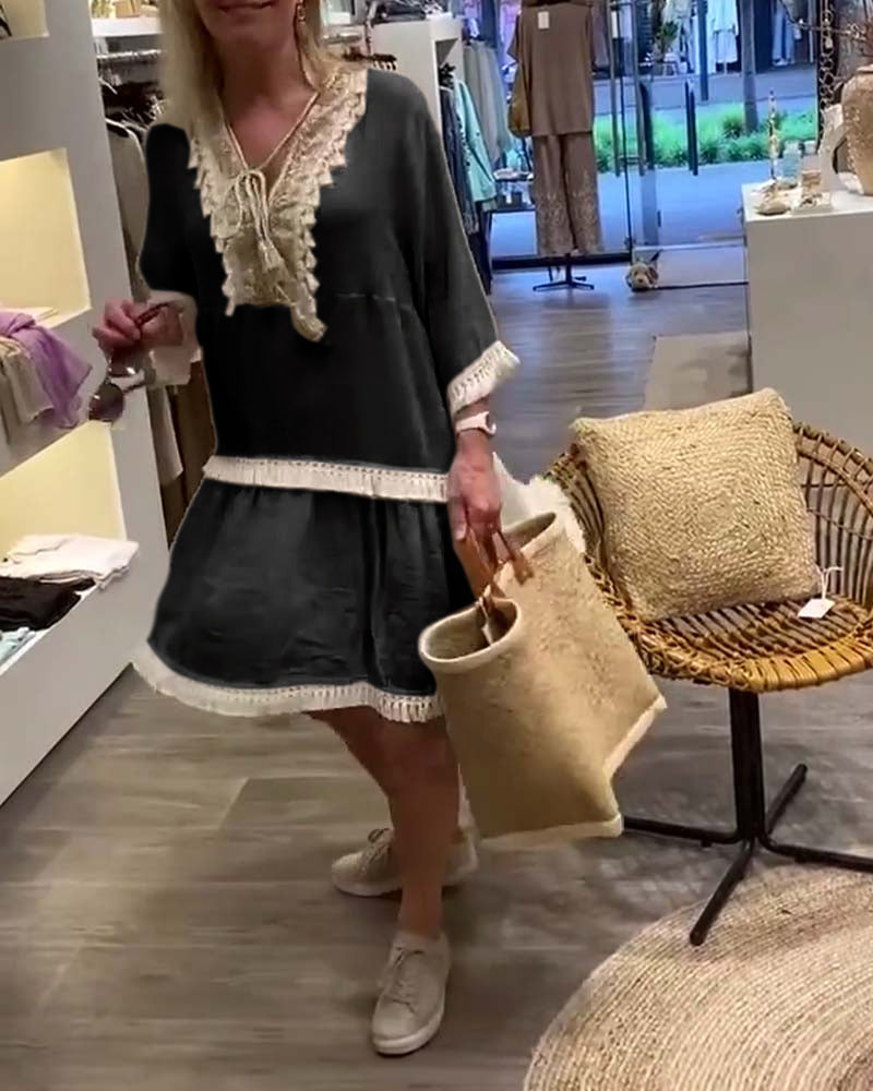 Kantjurk met Rok Volant dames