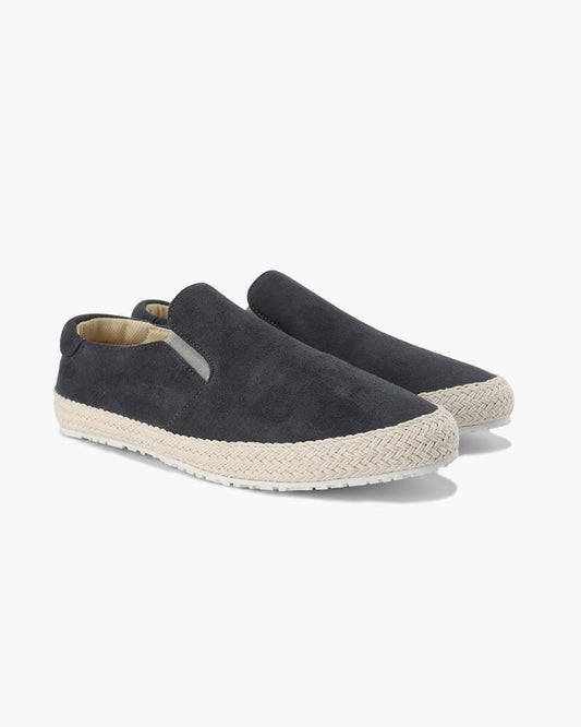 Heren Espadrille Slip-On van Suède met Jute Zool Comfortabel Zomer Schoenen - StudioMarella
