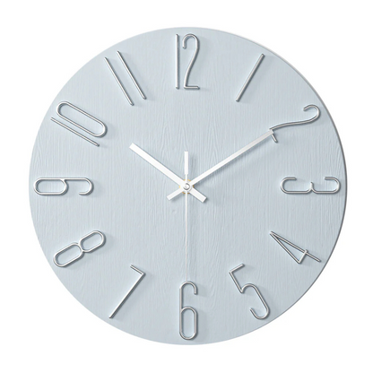 Wandklok Modern Stil Quartz 30cm Kunststof Woonkamer Minimalistisch