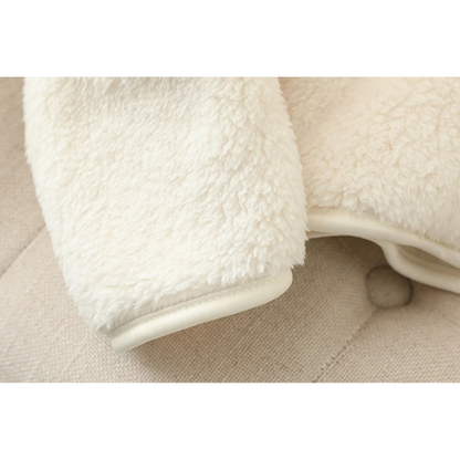 Sherpa Vest Zachte Hoge Kraag Ritssluiting Warm