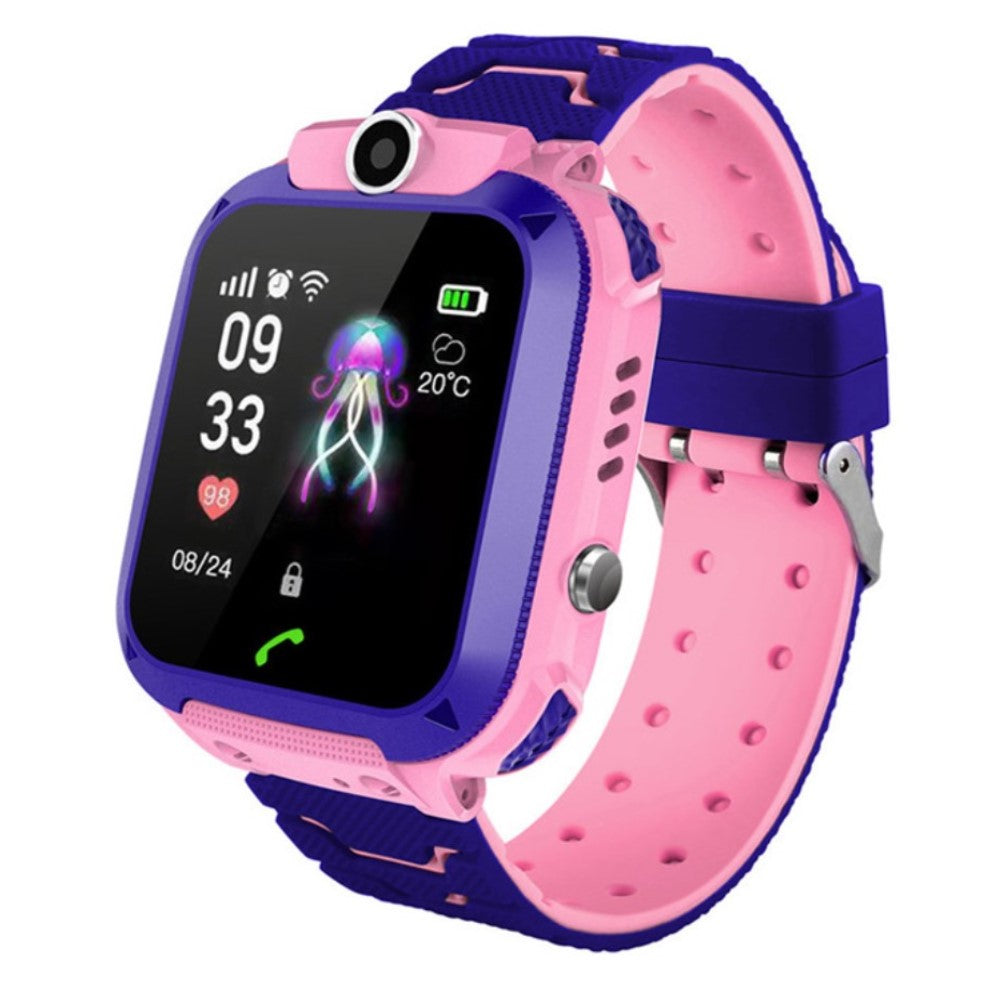 Smartwatch voor Kinderen met GPS-Tracker Telefoonfunctie SOS-Knop Ingebouwde Camera Kleurrijk Polshorloge voor Jongens en Meisjes vanaf 4 Jaar