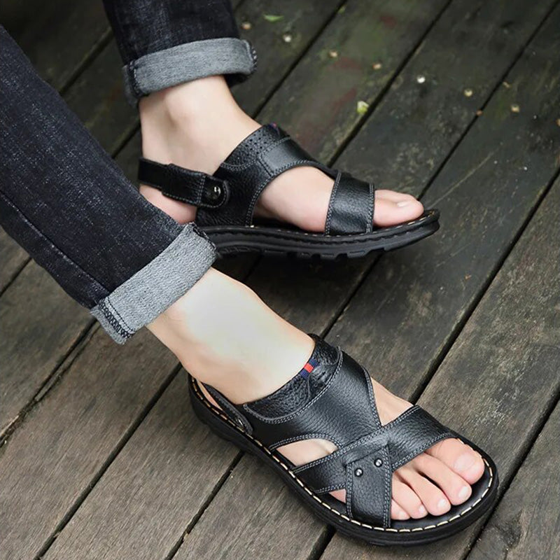 Mode Sandalen van Leer Charles