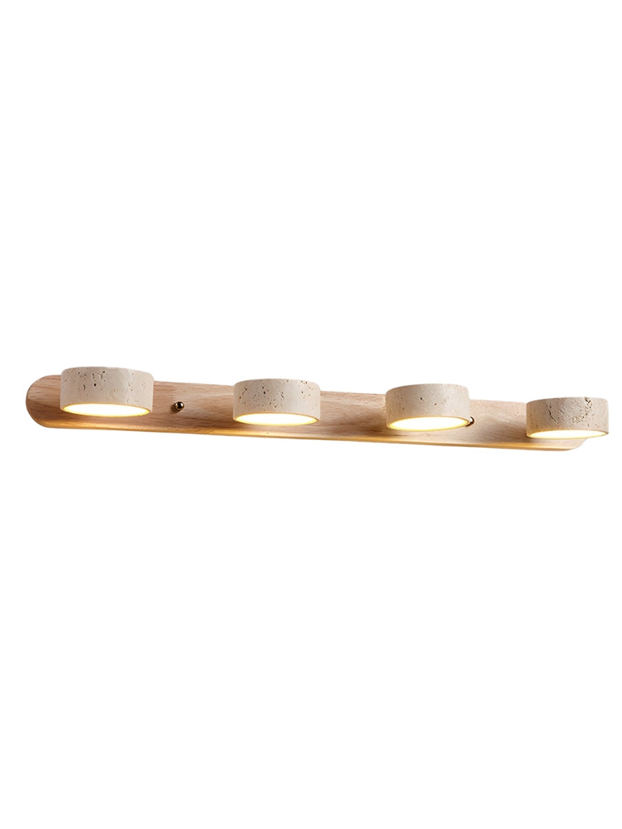 Wandlamp met meerdere lichtpunten natuursteen modern badkamerverlichting warmwit koelwit 2-3-4 lichts stenen armatuur