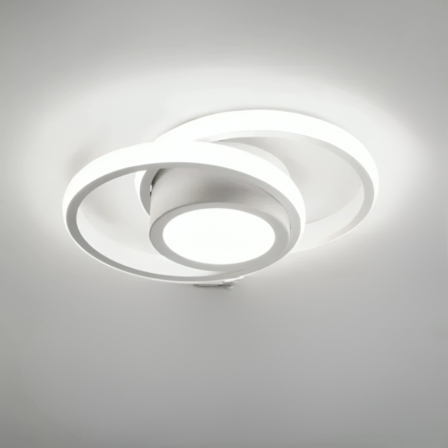 LED Plafondlamp met Dubbele Ringen Modern Design Hal Gang Kantoor Balkon Verlichting Creatief
