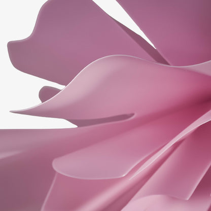 Handgemaakte Acryl Hanglamp Lotus Bloem Wit Scandinavisch Design