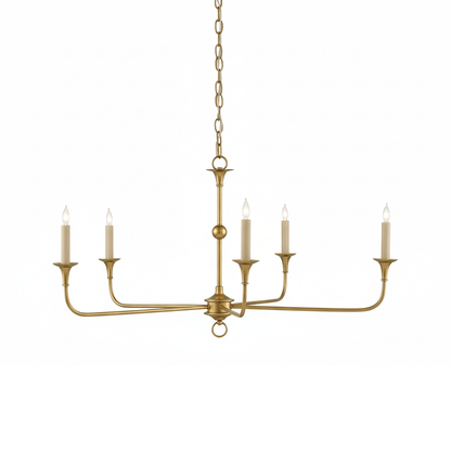 Kaarslamp Kroonluchter Messing Metaal Goud Zwart Wit Nikkel Woonkamer Eetkamer 5 6 Armen Hanglamp Vintage Kaarsenkroonluchter