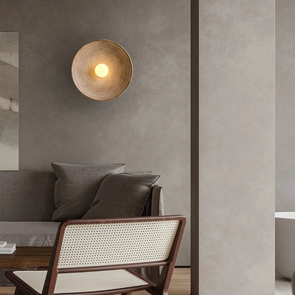 Wandlamp Rond Maan Design LED G4 Japandi Scandinavisch Ø20 Ø50
