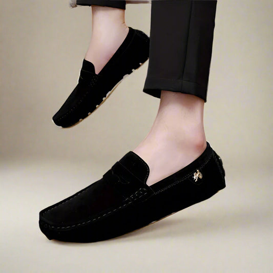 Heren Suède Instappers Casual Renzo Stijl Schoenen - StudioMarella