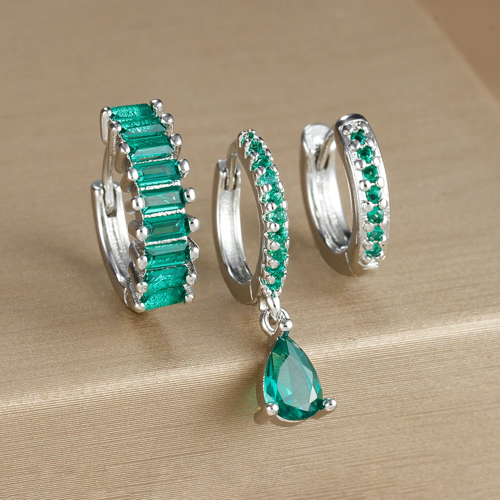 Valeria Oorbellen Set Zilverkleurig Elegant Design