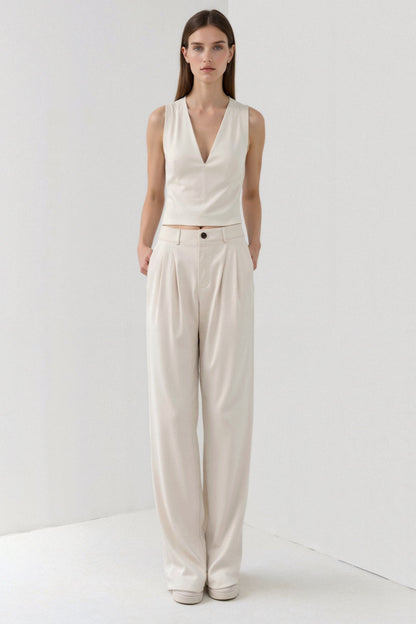 Damesrokbroek Plissé Zwart Elegant Rokstijl