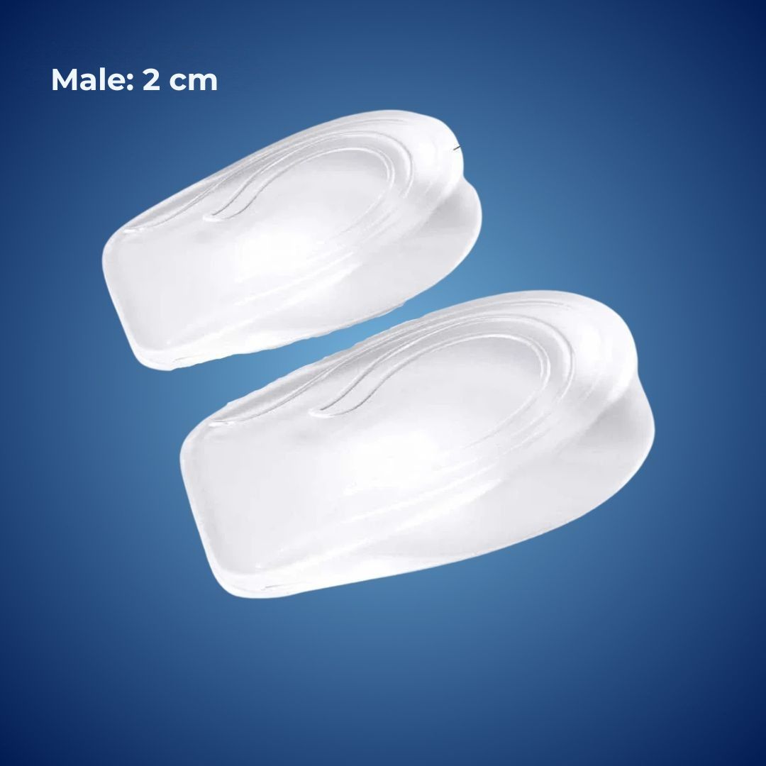 Siliconen Gel Hielkussens voor Lengteverhoging en Pijnverlichting – Anatomisch Comfort
