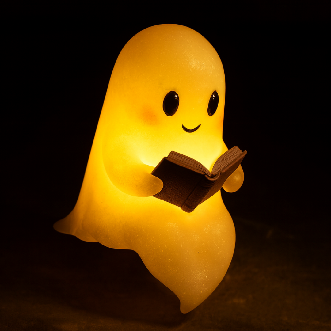 Spookjes Nachtlampje Handgemaakt Keramiek Warm Wit LED Sfeerverlichting Slaapkamer Cadeau